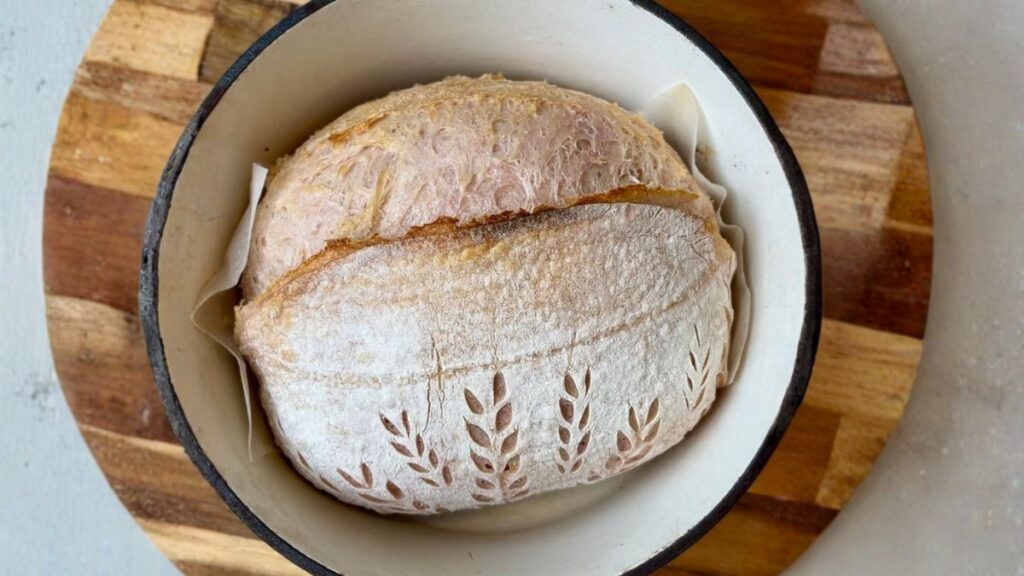 pink sourdough purple sweet potato